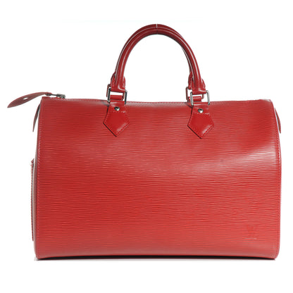 Louis Vuitton Epi Speedy 30 Red 1 of 8