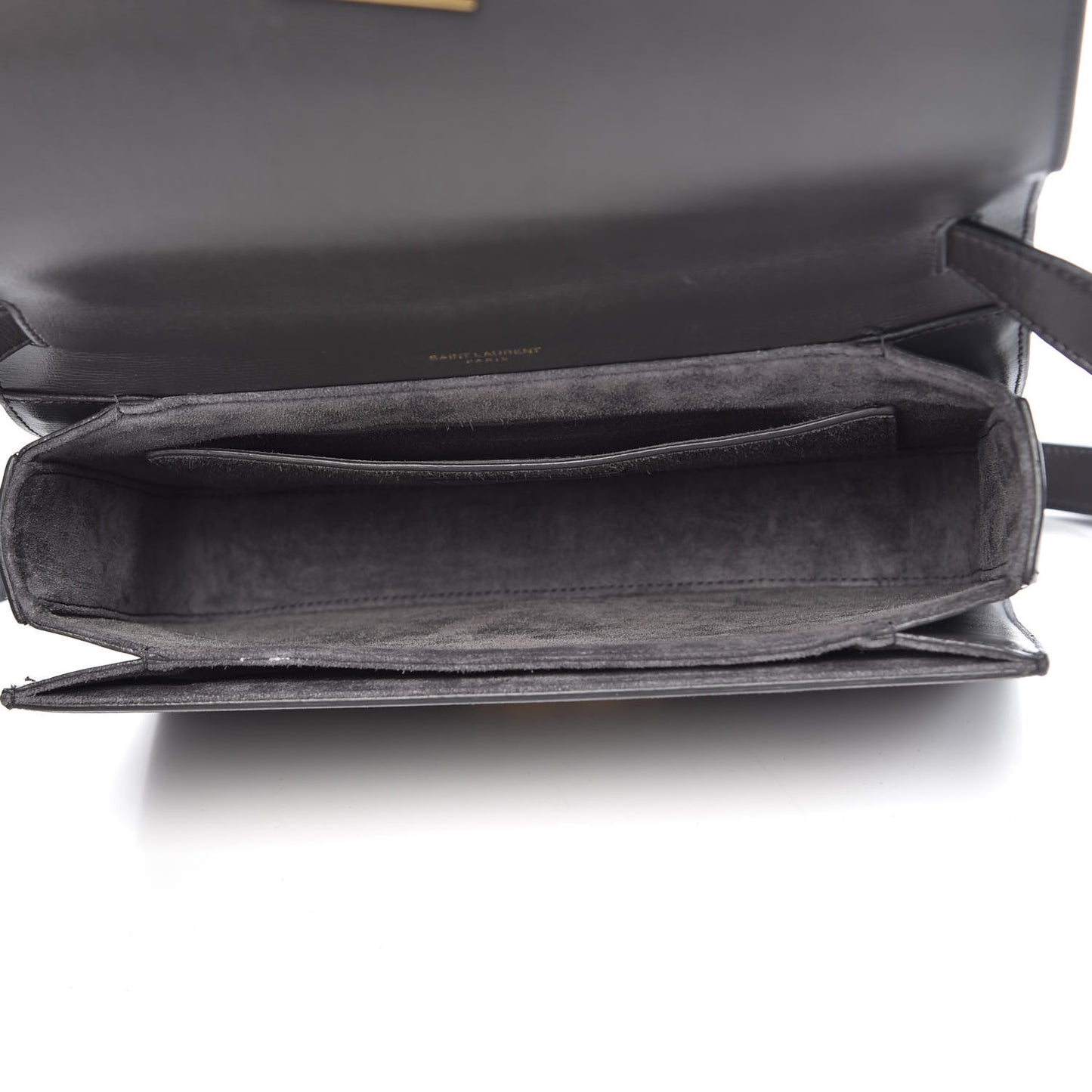 Smooth Calfskin Suede Medium Bellechasse Grey