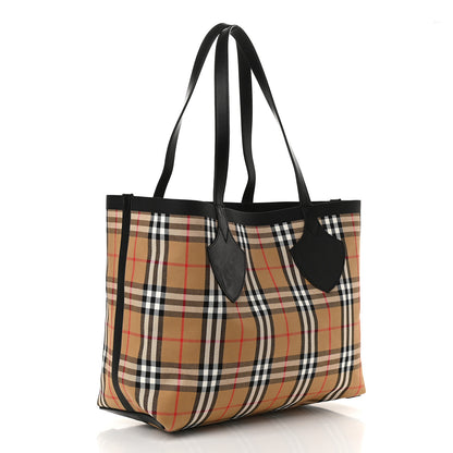 Burberry Vintage Check Medium The Giant Reversible Tote Antique Yellow Bright Red 11 of 14