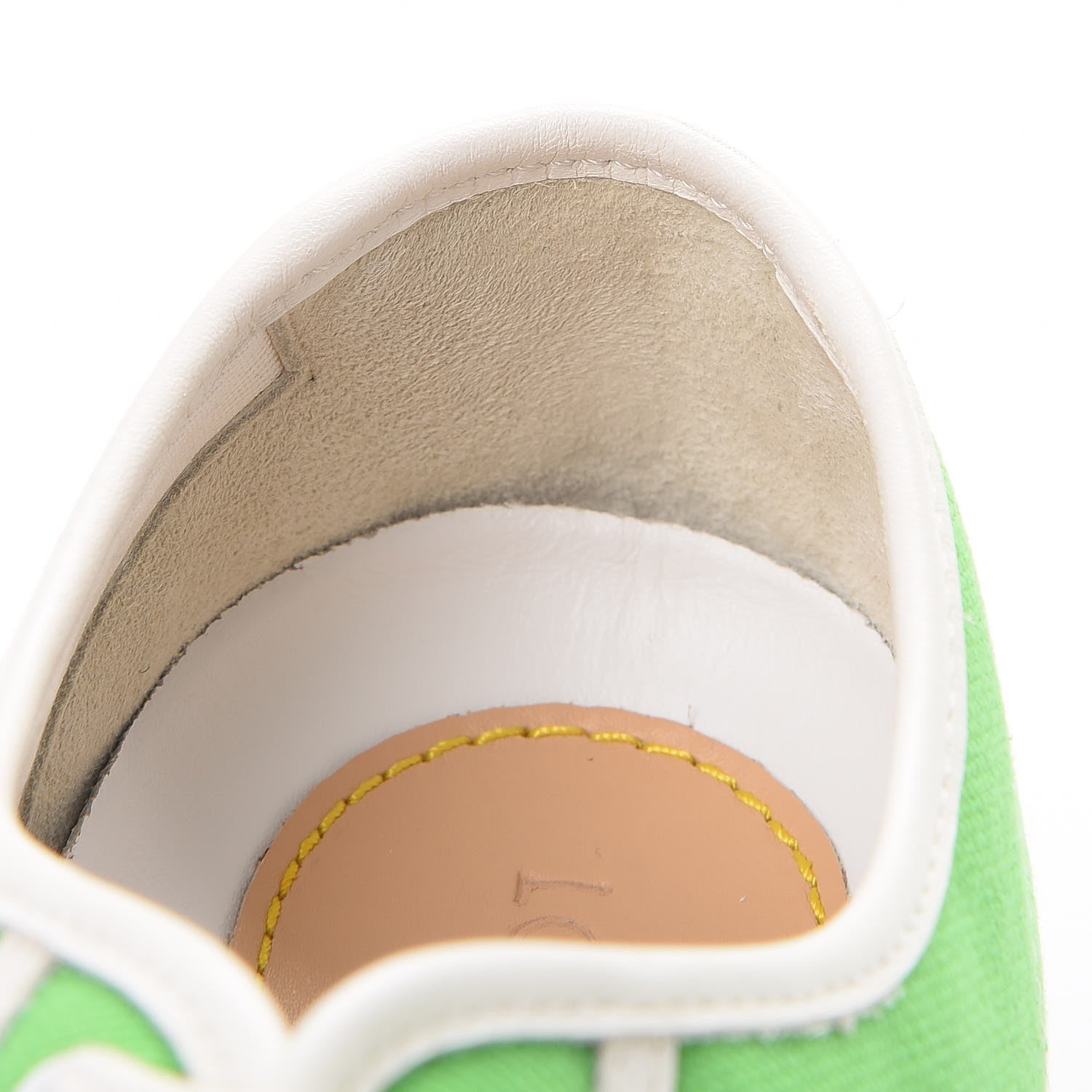 Louis Vuitton Canvas Calfskin Sneakers 38 Green 12 of 14
