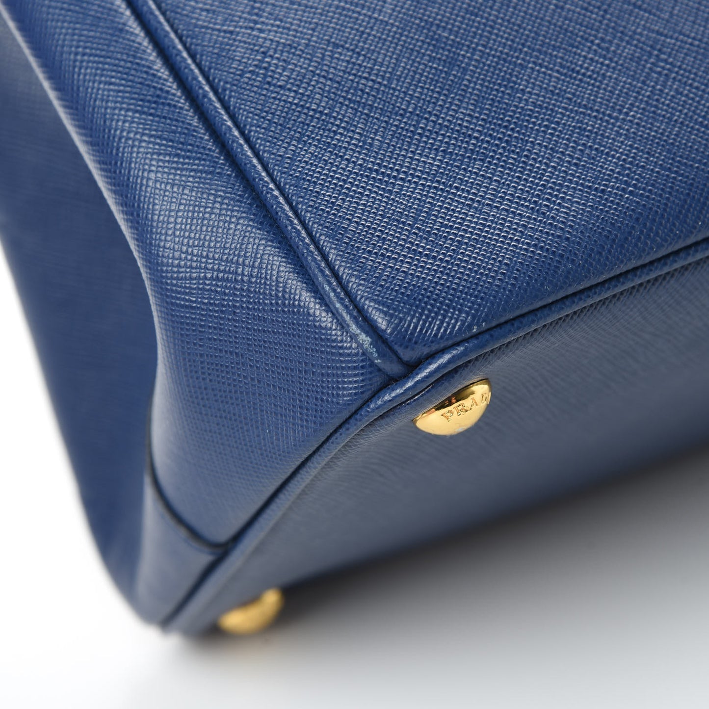 Saffiano Large Galleria Double Zip Tote Cobalto