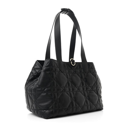 Christian Dior Calfskin Macrocannage Medium Toujours Black 4 of 12