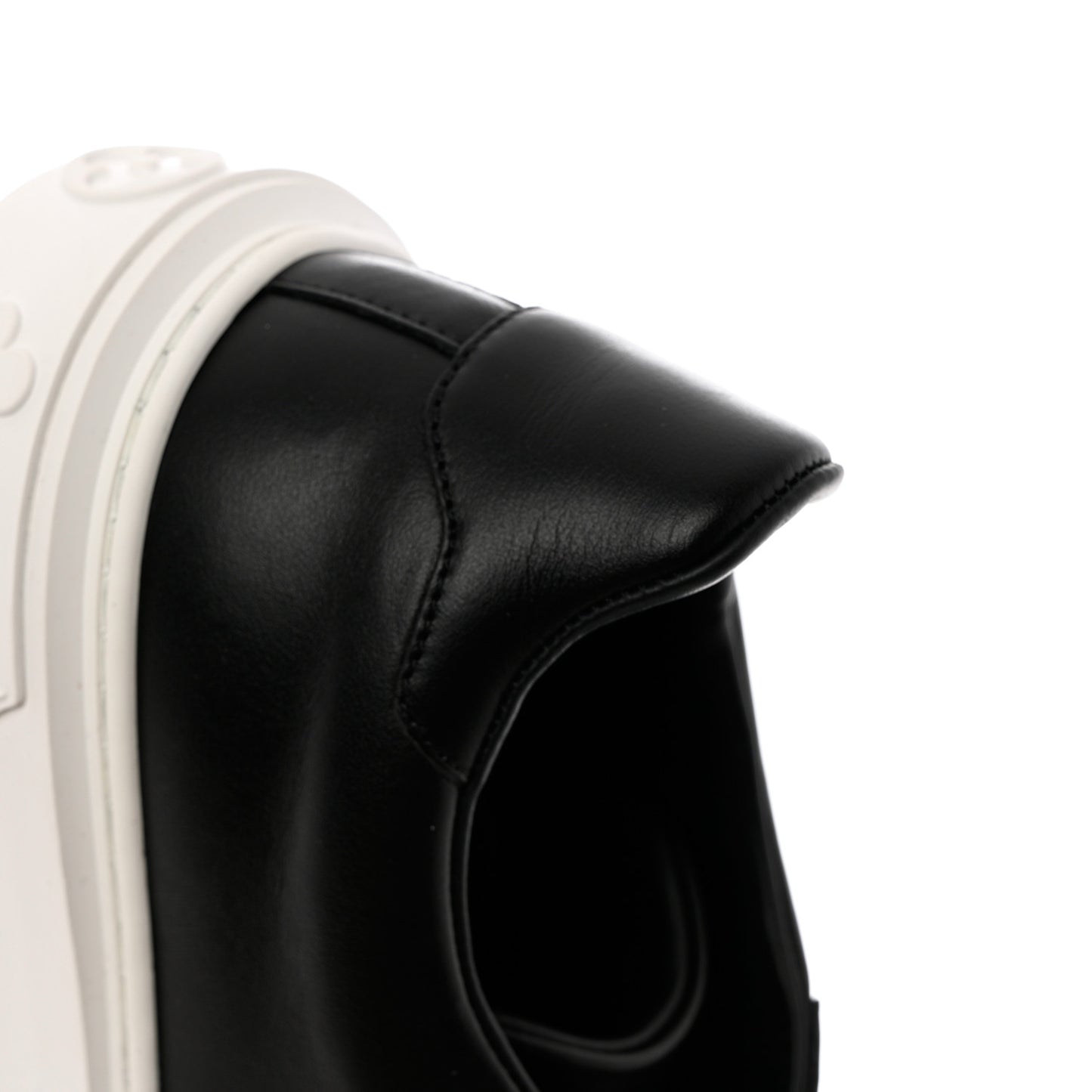 Calfskin Time Out Sneakers 37.5 Black