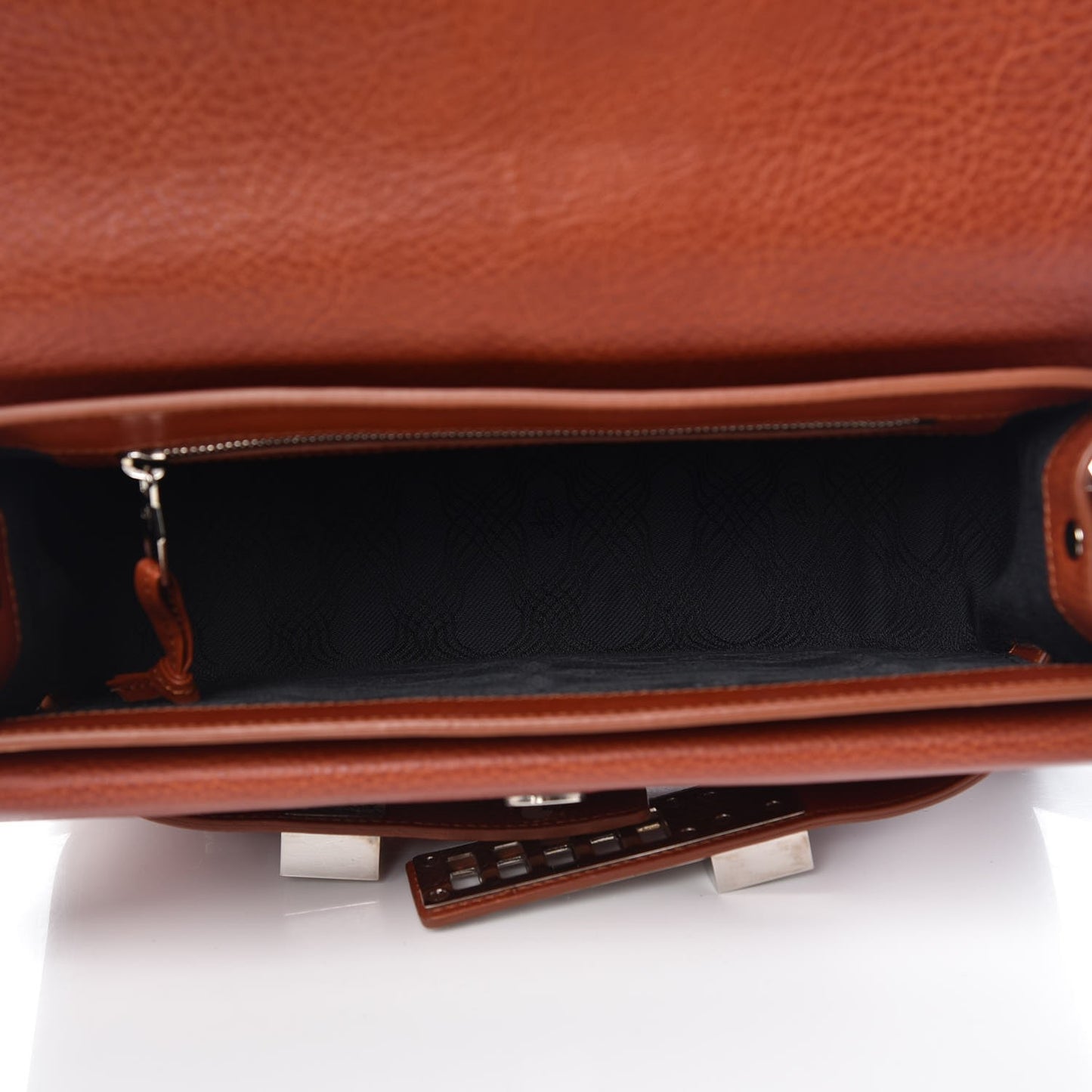 Calfskin PS11 Classic Shoulder Bag Saddle