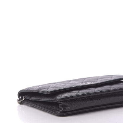 Chanel Caviar Quilted Wallet On Chain WOC Black 6 of 12