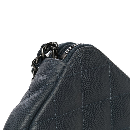 Chanel Caviar Quilted Small Clutch With Chain Grey 14 of 15