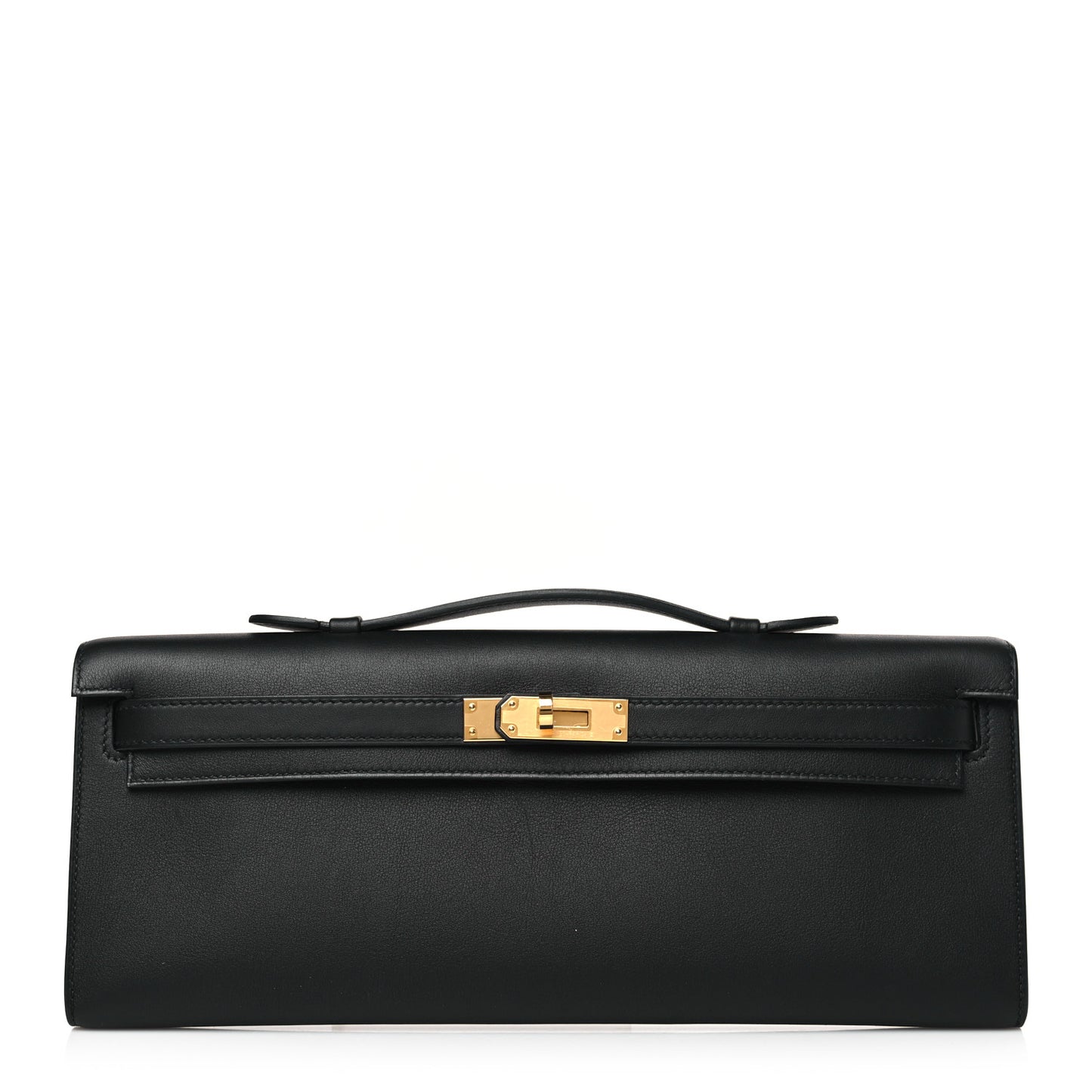 Swift Kelly Cut Clutch Pochette Black