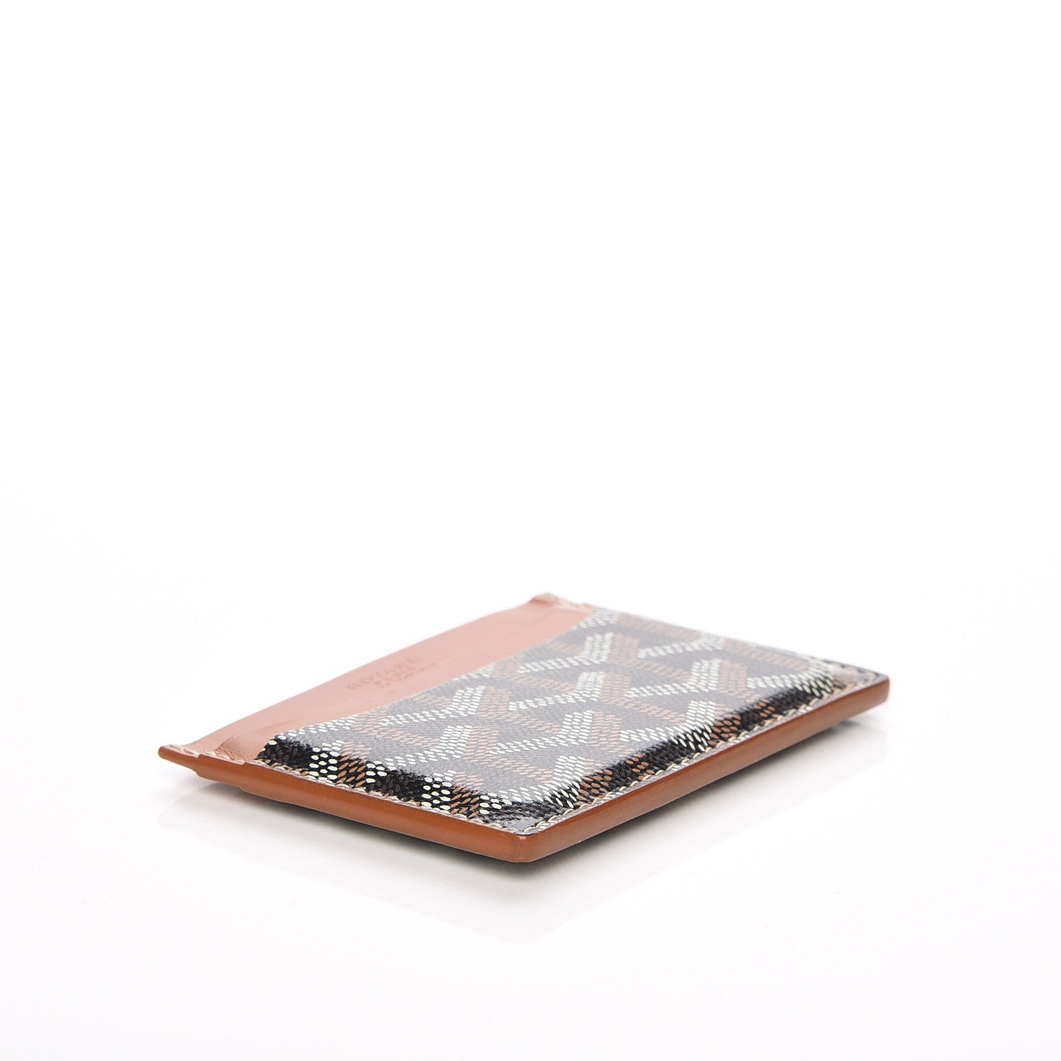 Goyard Goyardine Saint Sulpice Card Holder Black Gold 4 of 9