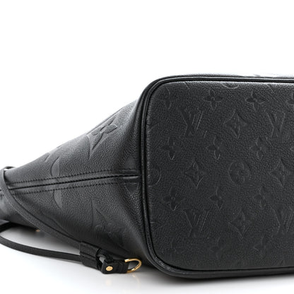 Louis Vuitton Empreinte Monogram Giant Neverfull MM Black 8 of 12