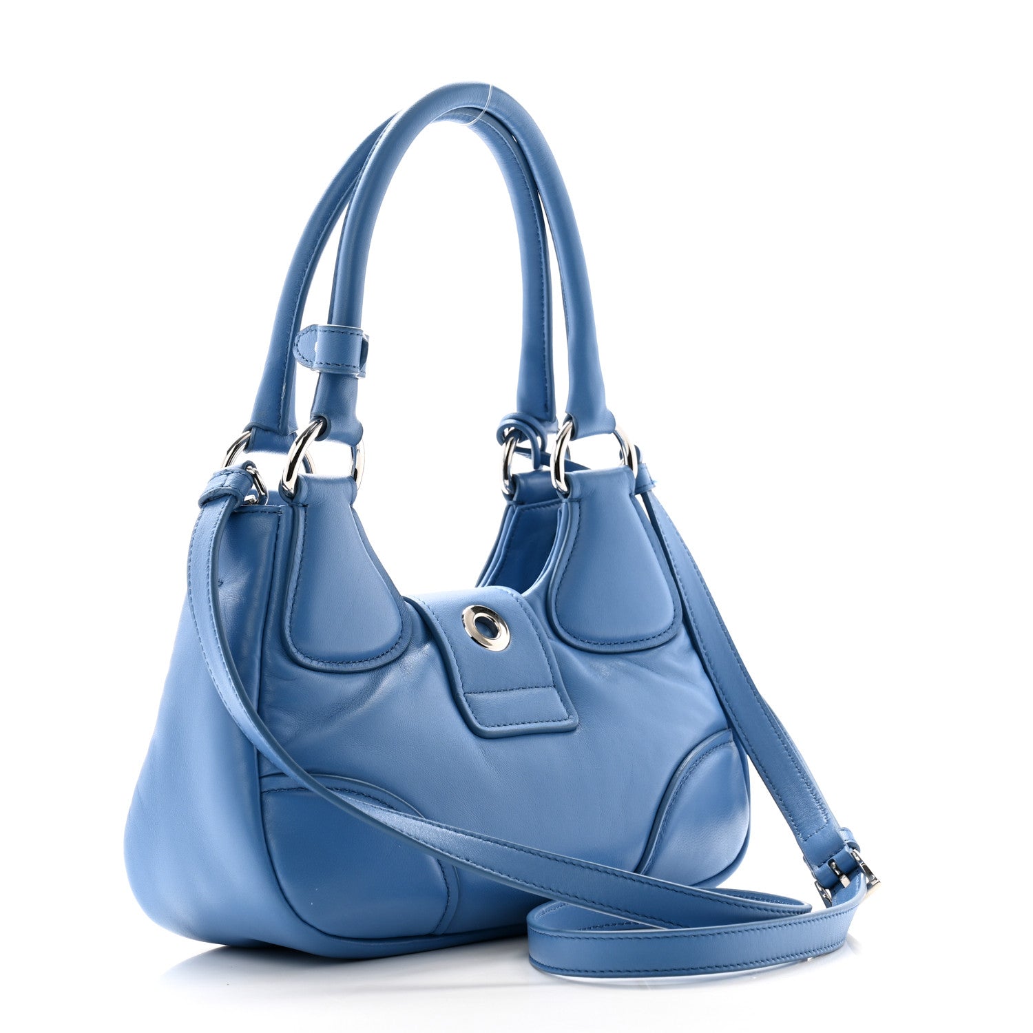 Prada Nappa Soft Padded Re-Edition 2002 Moon Bag Onda 2 of 9