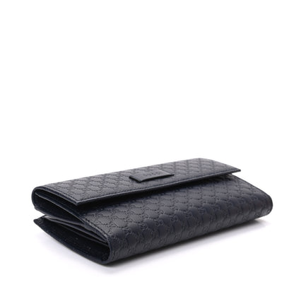 Gucci Microguccissima Continental Flap Wallet Navy 4 of 9