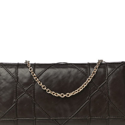 Christian Dior Lambskin Cannage Rendezvous Chain Wallet Brown 8 of 16