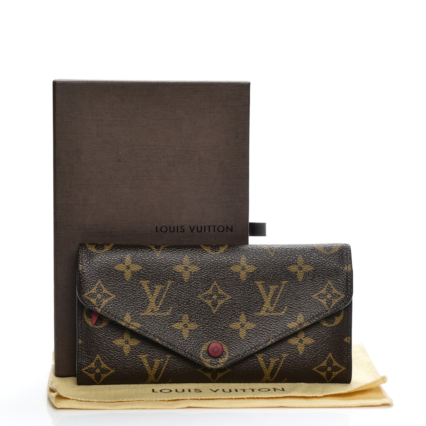 Monogram Josephine Wallet Fuchsia