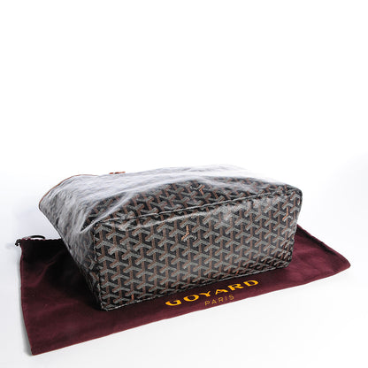 Goyard Goyardine Saint Louis PM Black and Tan 4 of 7