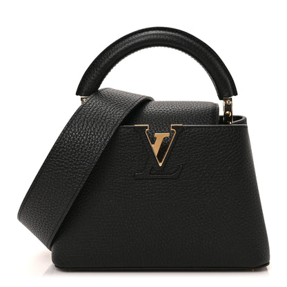 Louis Vuitton Taurillon Mini Capucines Black 1 of 8