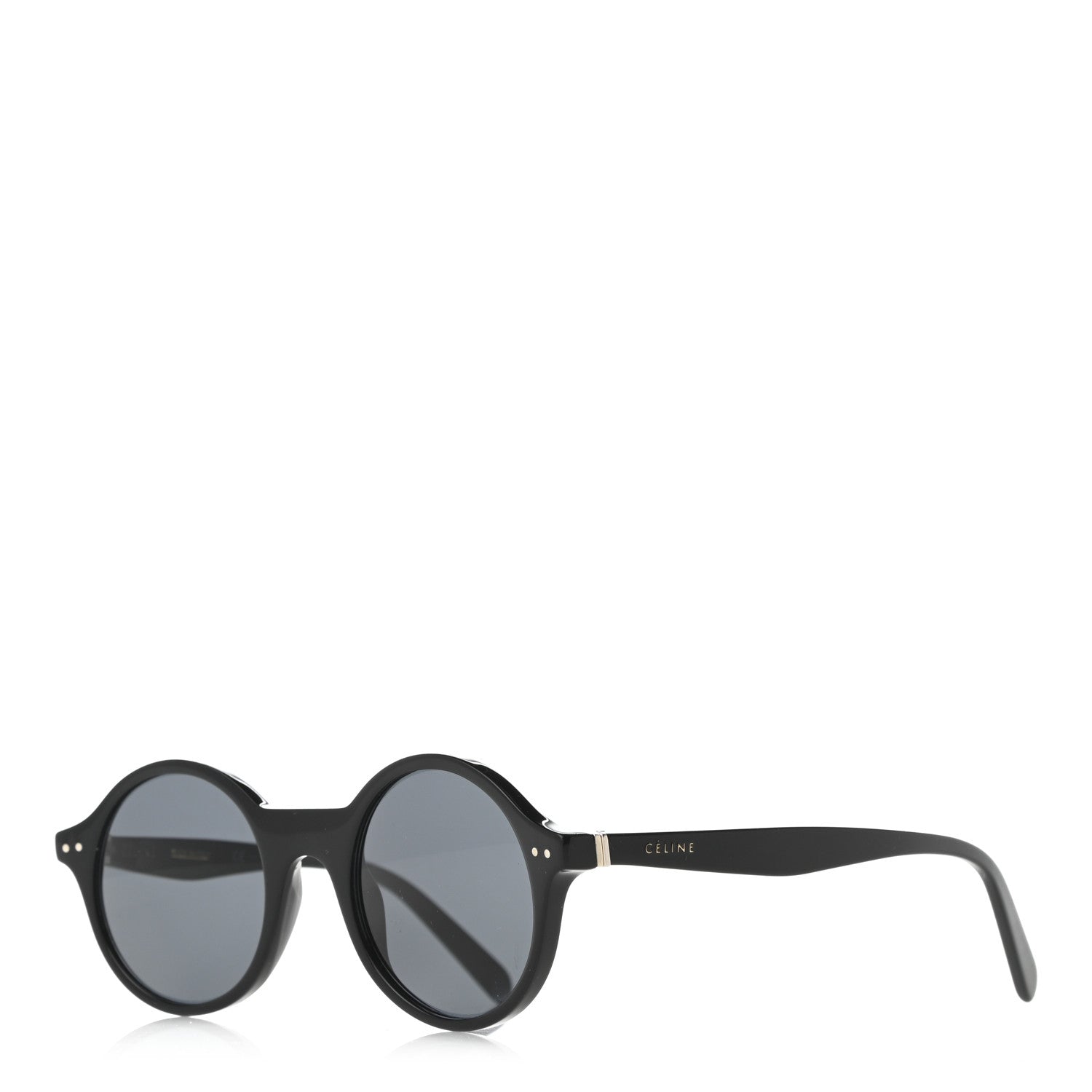 Celine Acetate Round Sunglasses CL41434/S Black 1 of 12