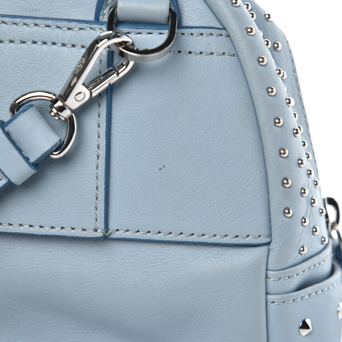 Calfskin Stud X-Mini Stark Bebe Boo Backpack Sky Blue