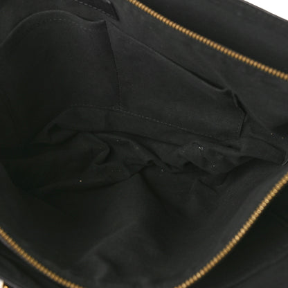 Louis Vuitton Monogram Flower Zipped Tote MM Black 6 of 10
