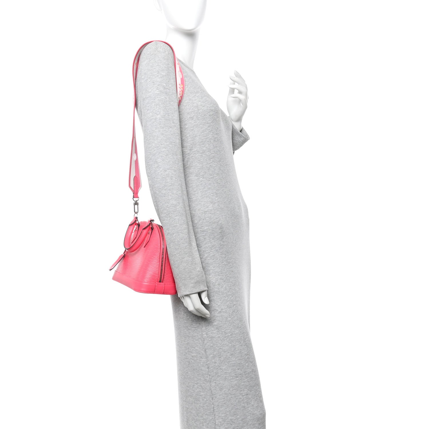 Louis Vuitton Epi Jacquard Alma BB Dragon Fruit 2 of 10