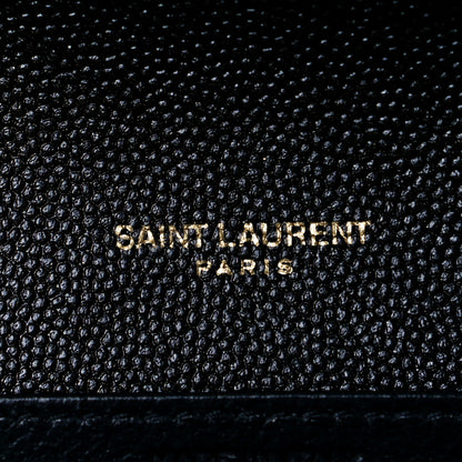 Saint Laurent Grain De Poudre Uptown Chain Wallet Black 6 of 6