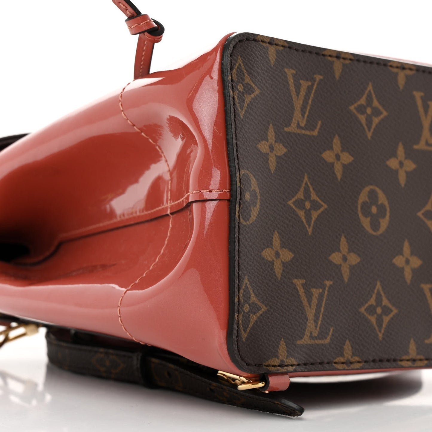 Patent Monogram Hot Springs Backpack Vieux Rose