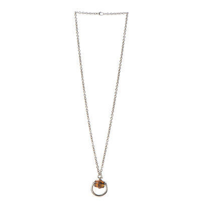 Gucci Bamboo Horsebit Necklace Large Silver 3 of 7