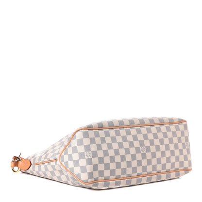 Louis Vuitton Damier Azur Delightful MM Rose Ballerine 3 of 4