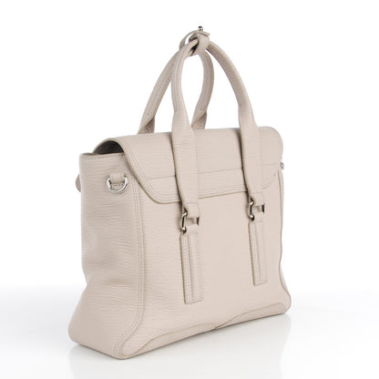 3.1 Phillip Lim 3.1 Textured Calfskin Medium Pashli Satchel Feather 4 of 10