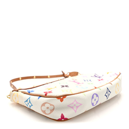 Louis Vuitton Monogram Multicolor Pochette Accessories White 4 of 9