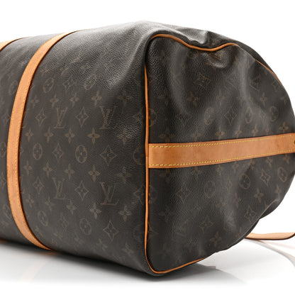 Louis Vuitton Monogram Keepall Bandouliere 55 6 of 17