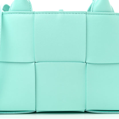 Bottega Veneta Lambskin Maxi Intreccio Candy Arco Tote Celadon 8 of 10