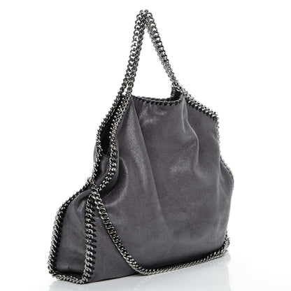 Stella McCartney Shaggy Deer Falabella Fold Over Tote Grey 3 of 6