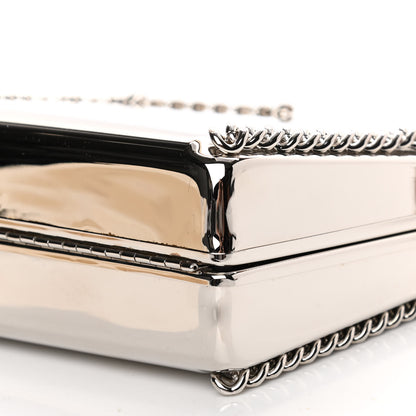 Stella McCartney Polished Brass Mini Baby Bella Mirrored Bag Silver 9 of 9