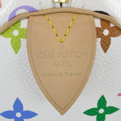 Louis Vuitton Monogram Multicolor Speedy 30 White 6 of 7