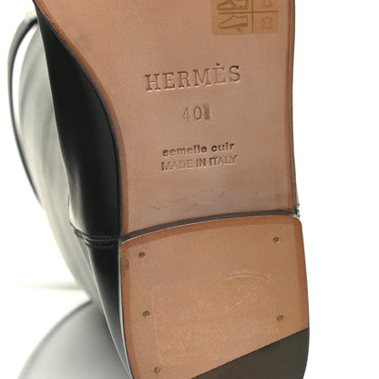 Hermes Box Kelly Jumping Boots 40.5 Black 10 of 15