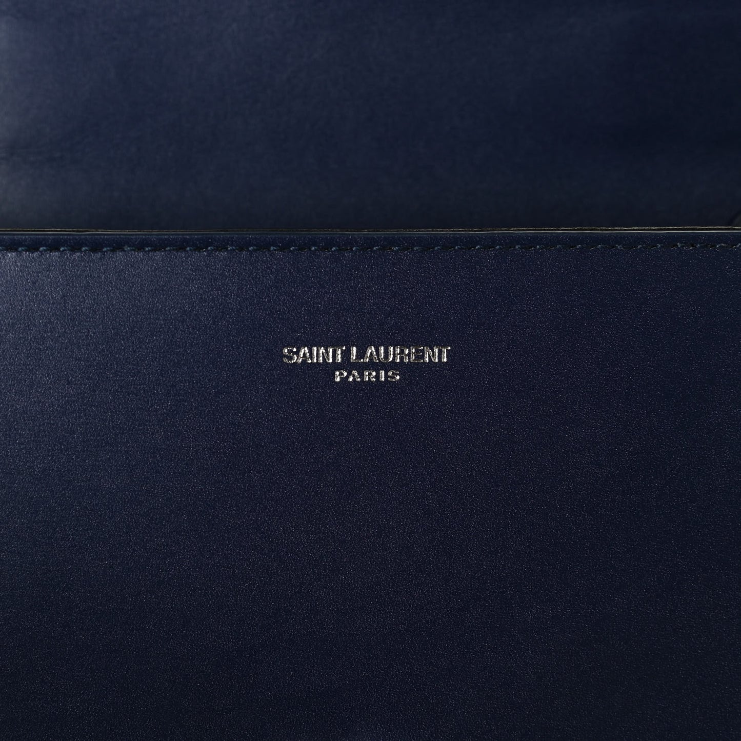 Calfskin Mini Classic Monogram Cassandra Top Handle Bag Blue