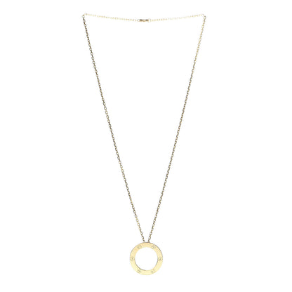 Cartier 18K Yellow Gold LOVE Pendant Necklace 3 of 6