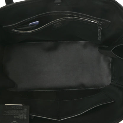 MCM Checkerboard Visetos Medium Aren Shopper Tote Black White 5 of 9