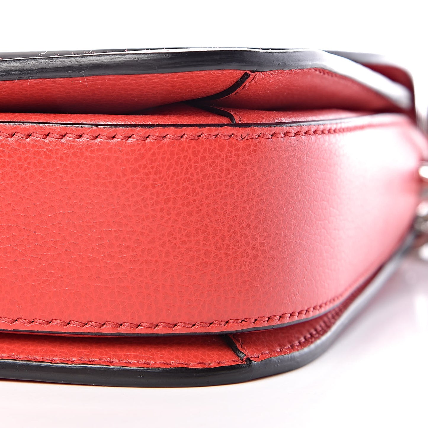 Glace Calfskin Arcade Crossbody Bag Lacca