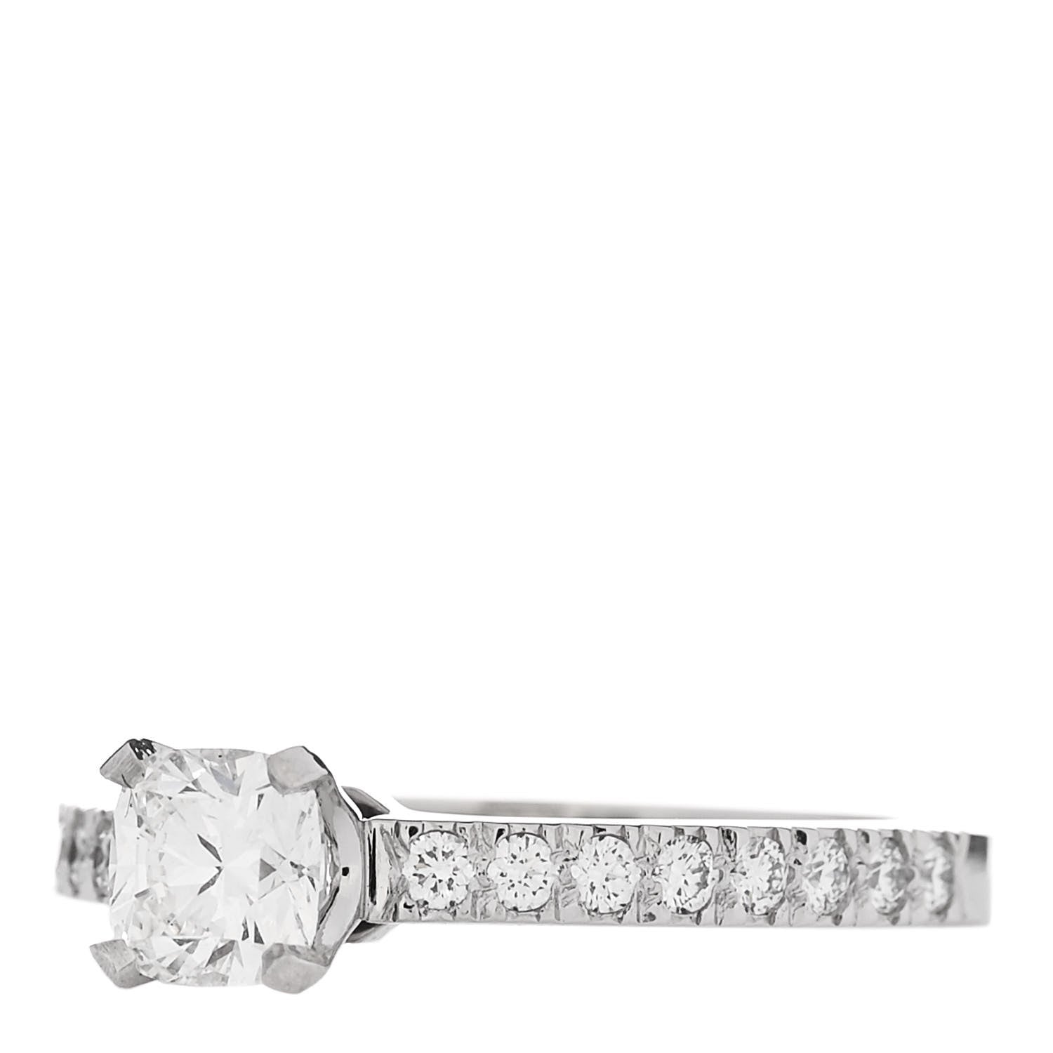 Tiffany Platinum Diamond 0.43ct Novo Princess-Cut Engagement Ring 48 4.5 3 of 7