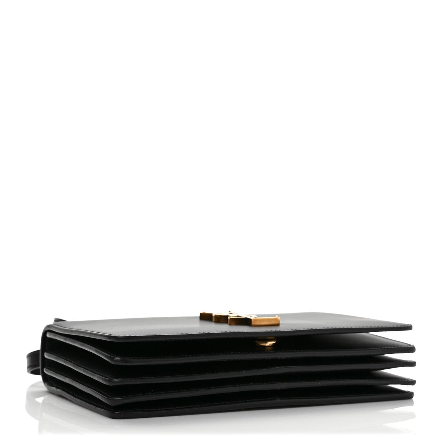 Calfskin Monogram Small Dylan Shoulder Bag Black