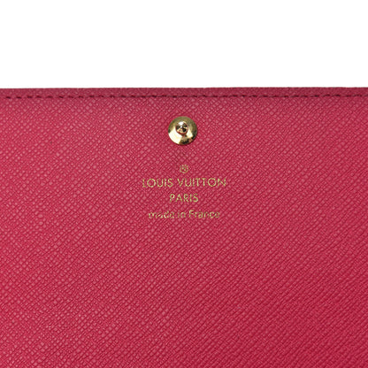 Louis Vuitton Monogram 2015 Christmas Animation Sarah Wallet Hibiscus 6 of 6