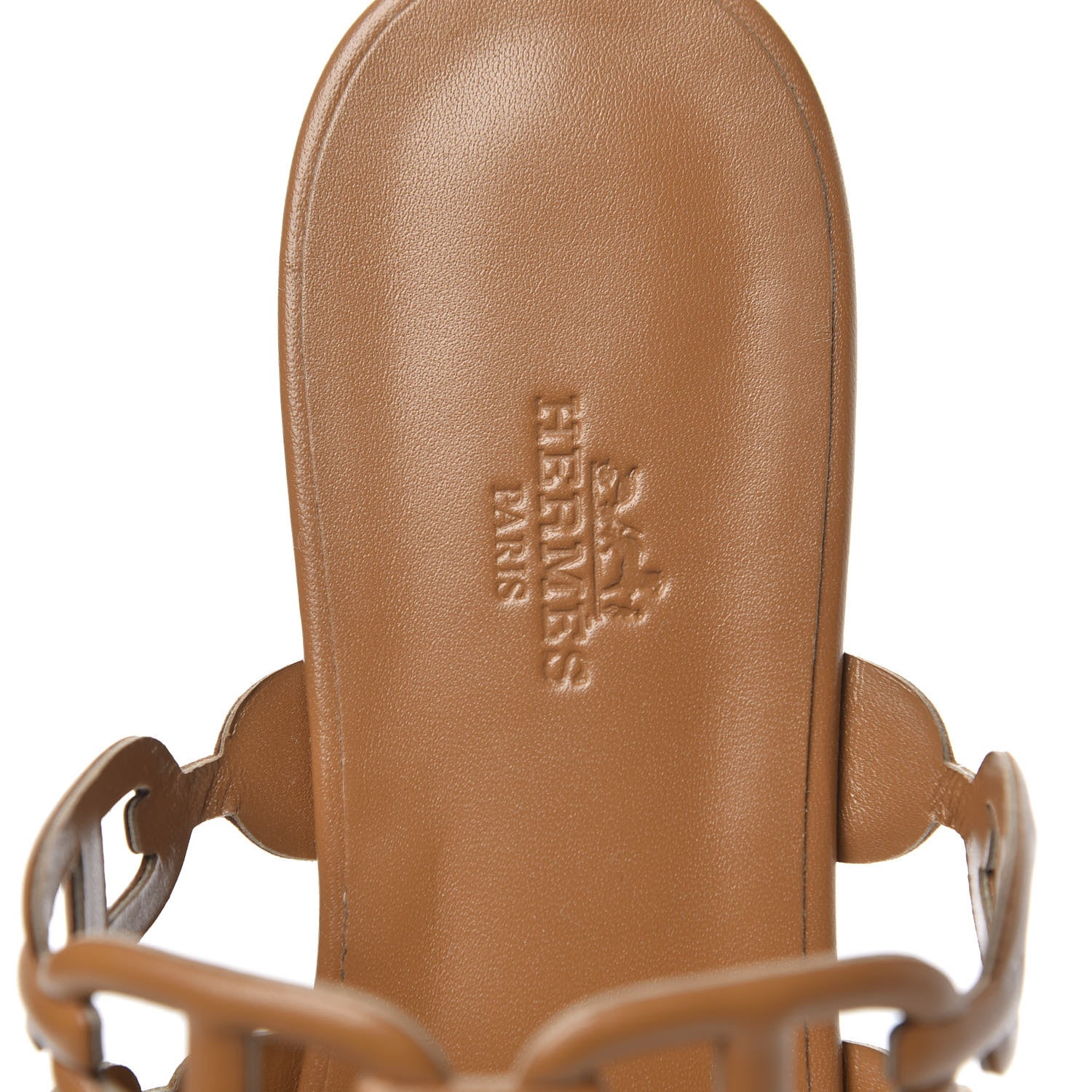 Hermes Nappa Thalassa Sandals 40 Beige Doré 6 of 8