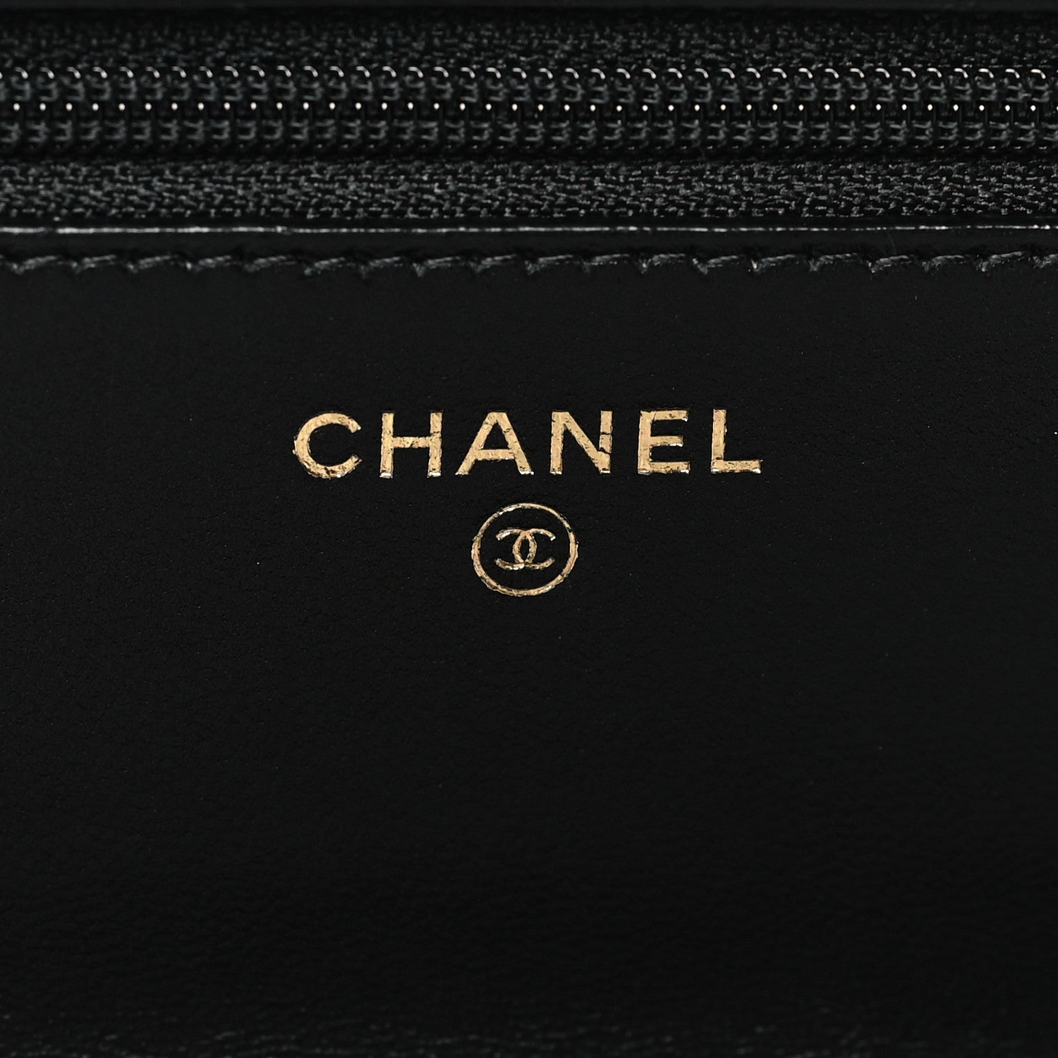 Chanel Lambskin Quilted Trendy CC Wallet On Chain WOC Black 6 of 9