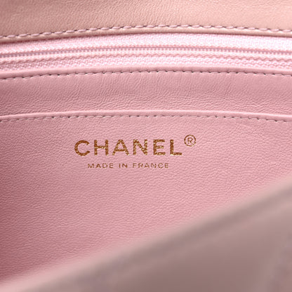 Chanel Lambskin Quilted Medium Single Flap Light Pink 5 of 14