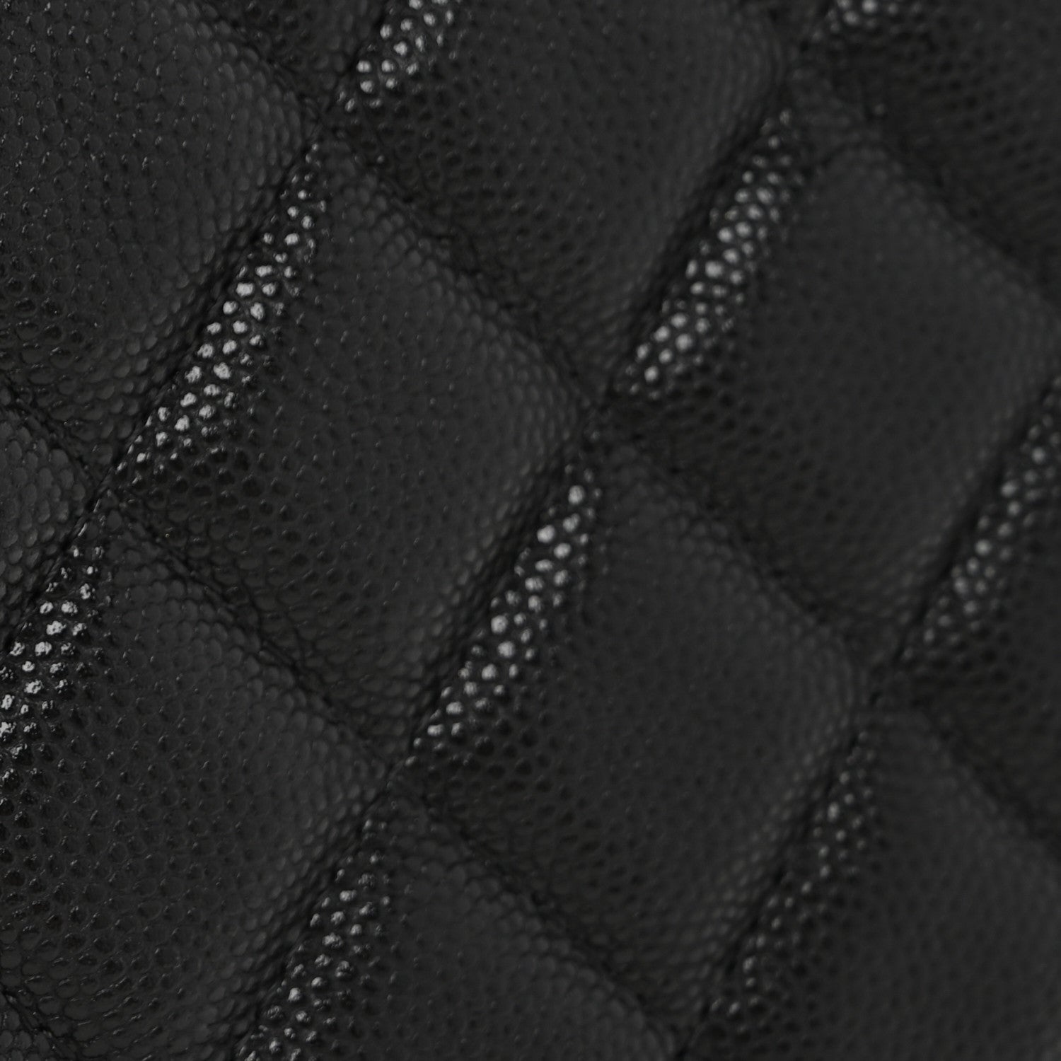 Chanel Caviar Quilted Small Curvy Pouch Cosmetic Case Black 9 of 10