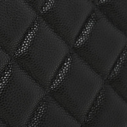 Chanel Caviar Quilted Small Curvy Pouch Cosmetic Case Black 9 of 10