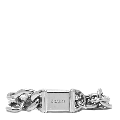 Chanel Stainless Steel 20mm Chain Premiere Quartz Watch Black S 3 of 5