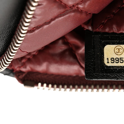 Chanel Lambskin Quilted CC Beauty Clutch Black 7 of 8