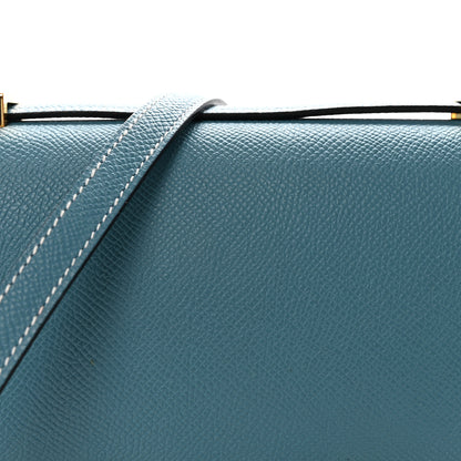 Hermes Epsom Constance 18 New Blue Jean 8 of 11